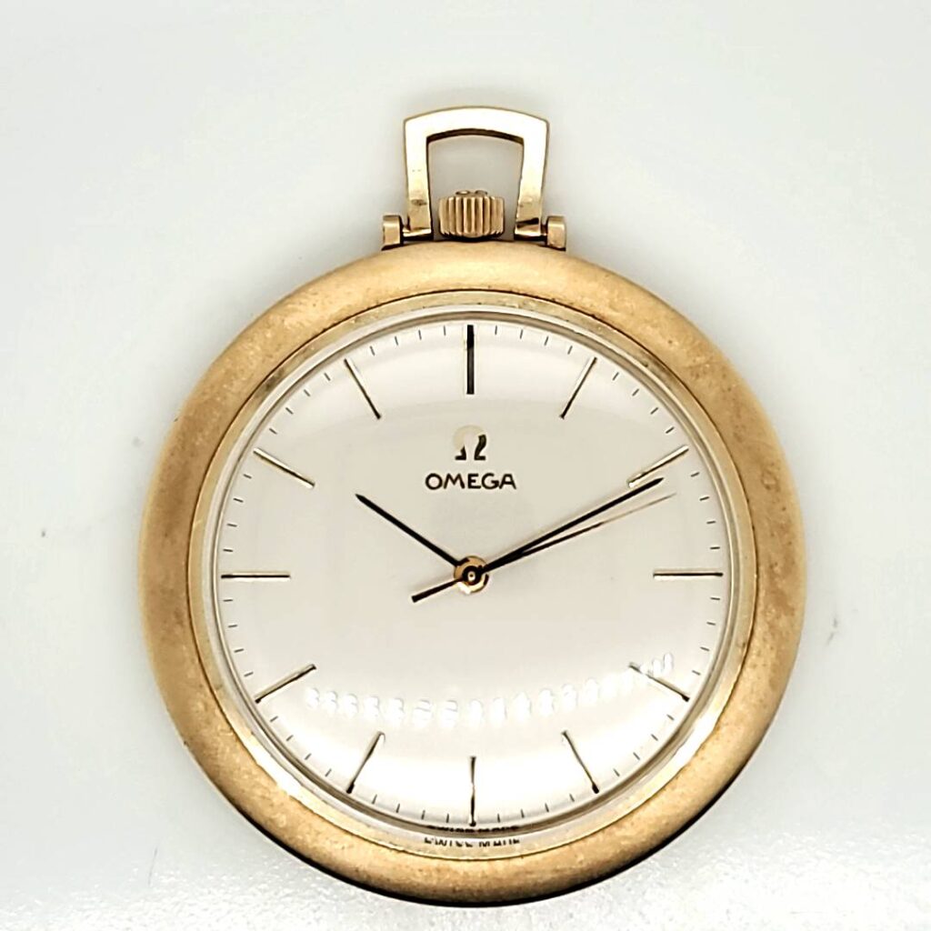 Vintage 1970 14Kt Yellow Gold Pocket Watch