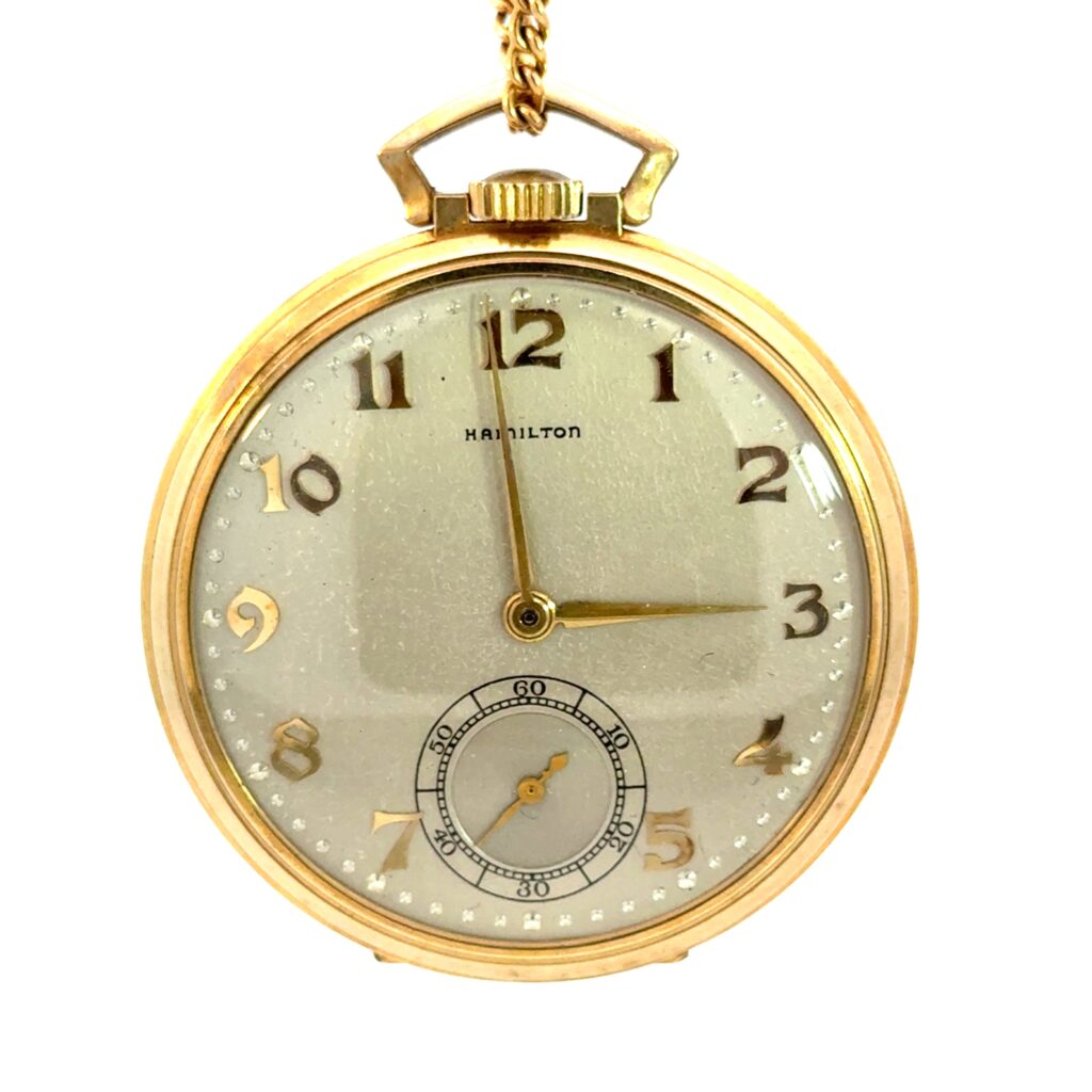 21 Jewel Pocket Watch ?C 14K Gold Filled ?C Mid-Century Vintage