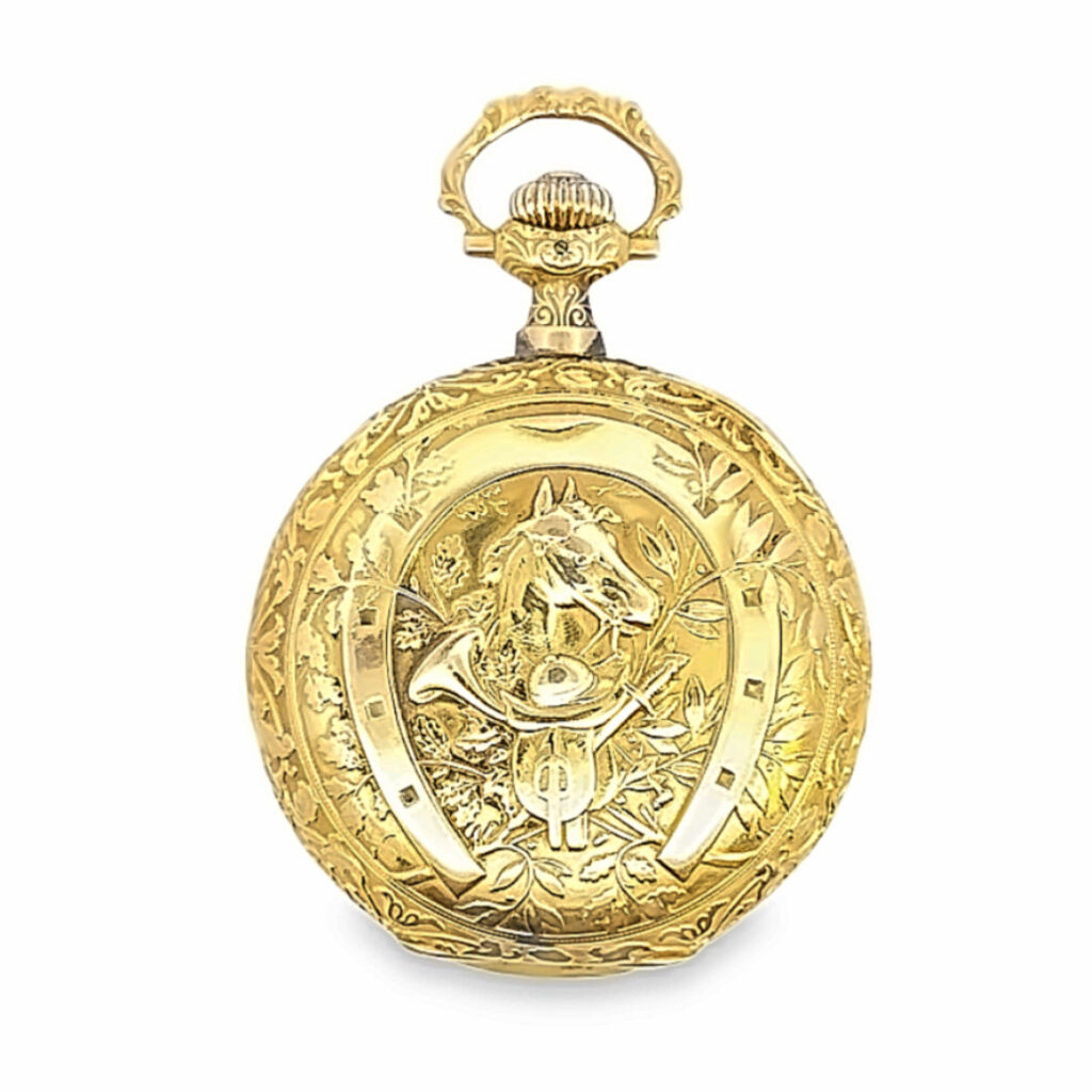 Antique 18K Yellow Gold Pocket Watch