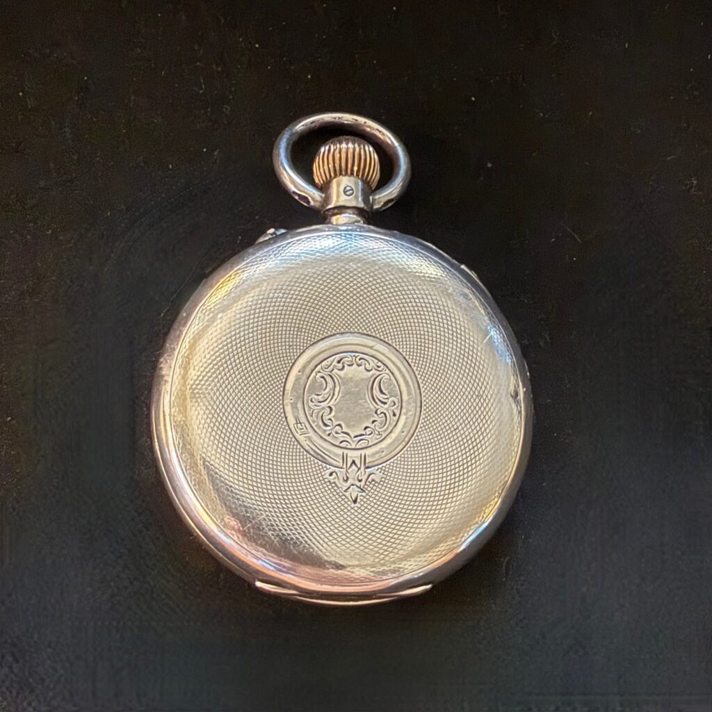 SAMUEL SMITH LONDON silver pocket watch