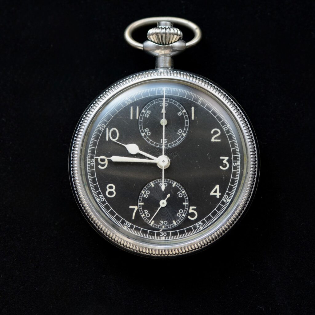 U.S. NAVY NAVIGATIONAL CHRONOGRAPH POCKET WATCH