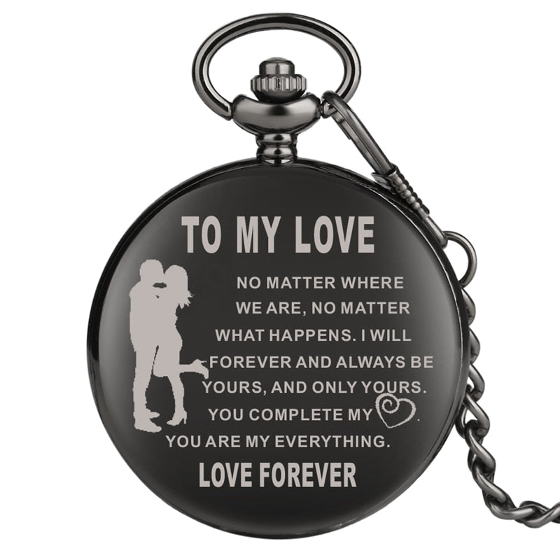 To My Love Pocket Watch