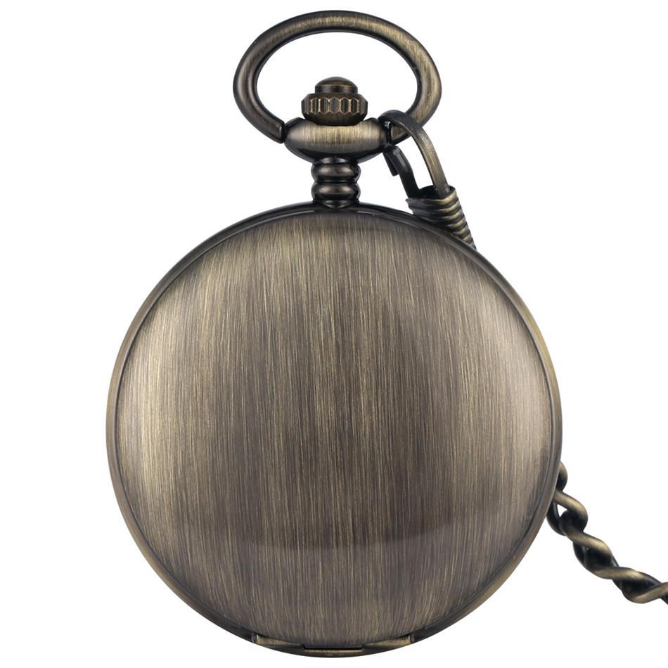Bronze Automatic Full Hunter Pocket Watch - Polished Lining - Image 5
