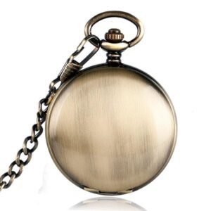 Vintage Automatic Full Hunter Pocket Watch - Bronze Lining