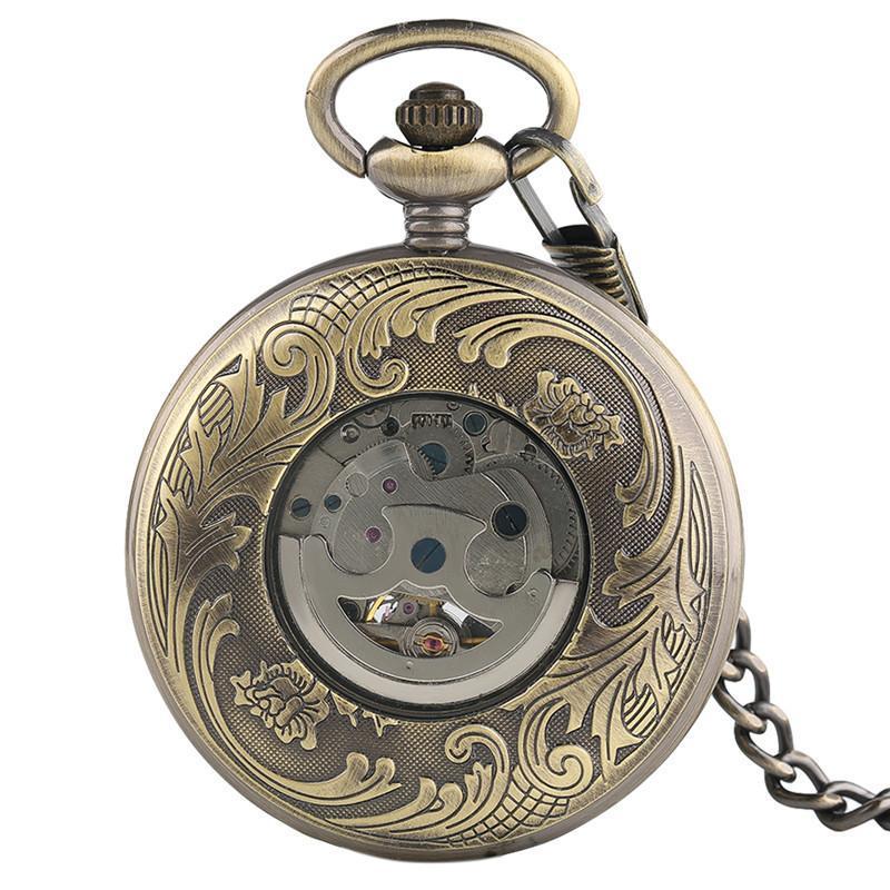 Women's Bronze Automatic Pocket Watch - Wedding Dance - Image 3