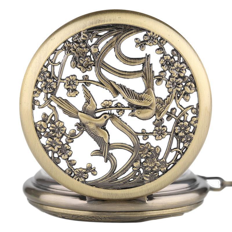 Women's Bronze Automatic Pocket Watch - Wedding Dance - Image 4