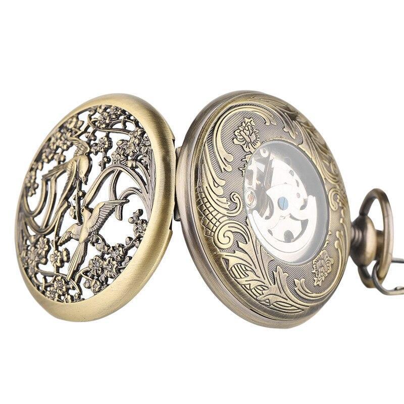 Women's Bronze Automatic Pocket Watch - Wedding Dance - Image 5