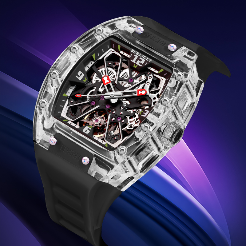 BERLIGET SJ2205 Automatic Skeleton Watch