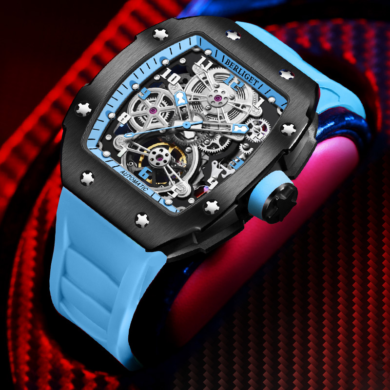 BERLIGET GD3001 Automatic Skeleton Watch
